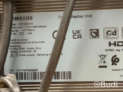 2 st bildskärmar, Samsung F27T350FHR, 27 tum