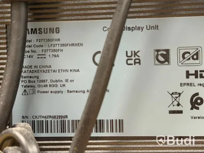 2 st bildskärmar, Samsung F27T350FHR, 27 tum