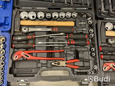 Verktygskit, 4 delar, bl.a. Würth