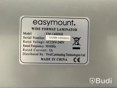 Lamineringsmaskin, Easymount EM-1400SH, bredformat