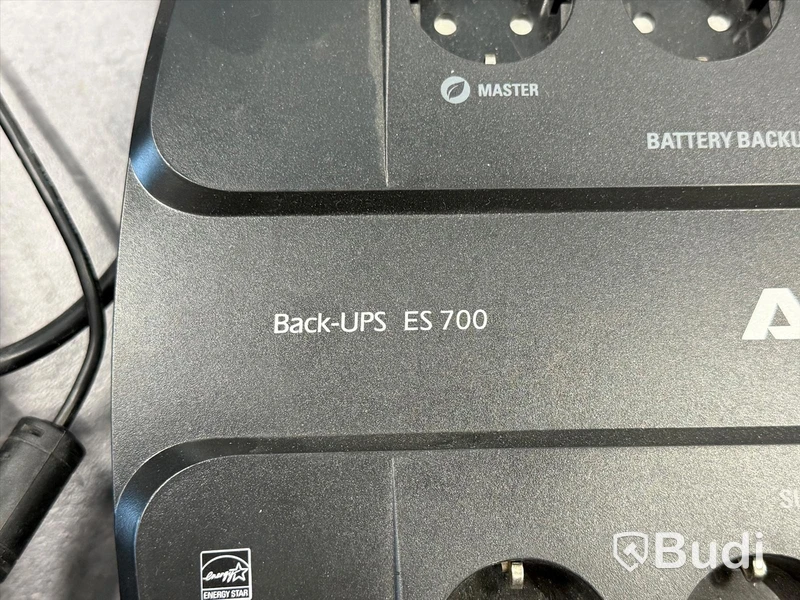 2 st grenuttag med batteri och blixskydd, UPS APC Back-UPS ES 700
