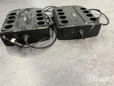2 st grenuttag med batteri och blixskydd, UPS APC Back-UPS ES 700