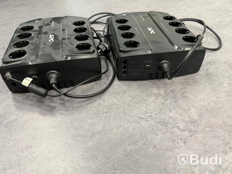 2 st grenuttag med batteri och blixskydd, UPS APC Back-UPS ES 700