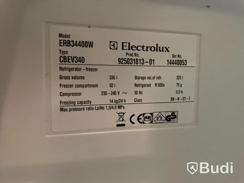 Electrolux kombinerad Kyl och frys ERB34400W