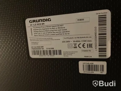 49 tums Grundig TV med smart-TV funktion