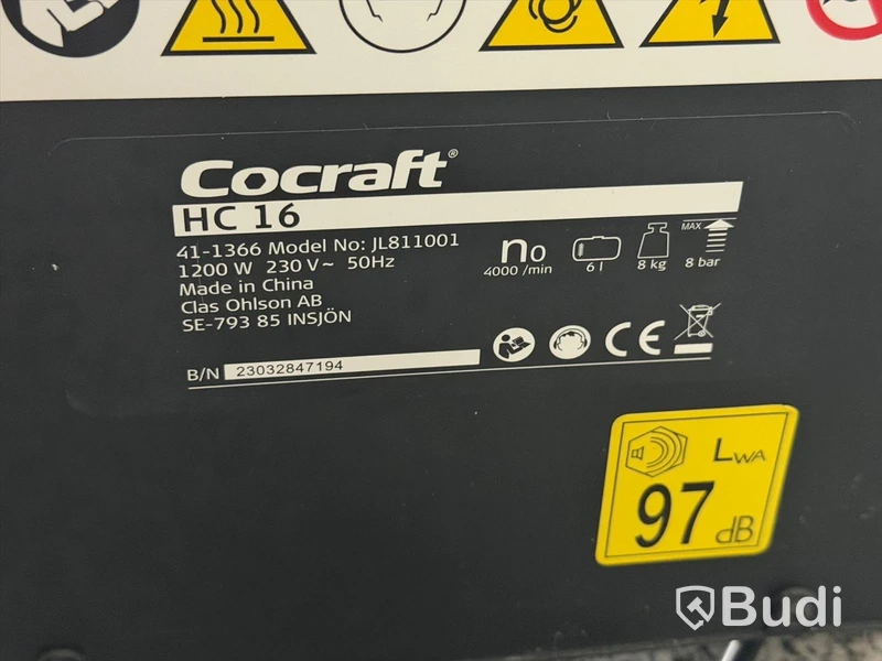 Kompressor, Cocraft HC 16, 6 l