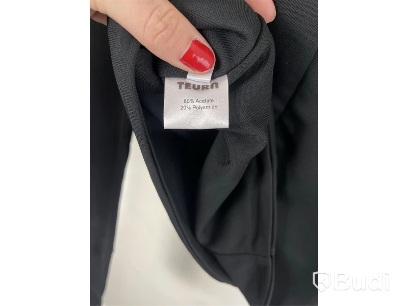 Långärmad tröja Teurn, Moha Jersey top, svart, stl. XS