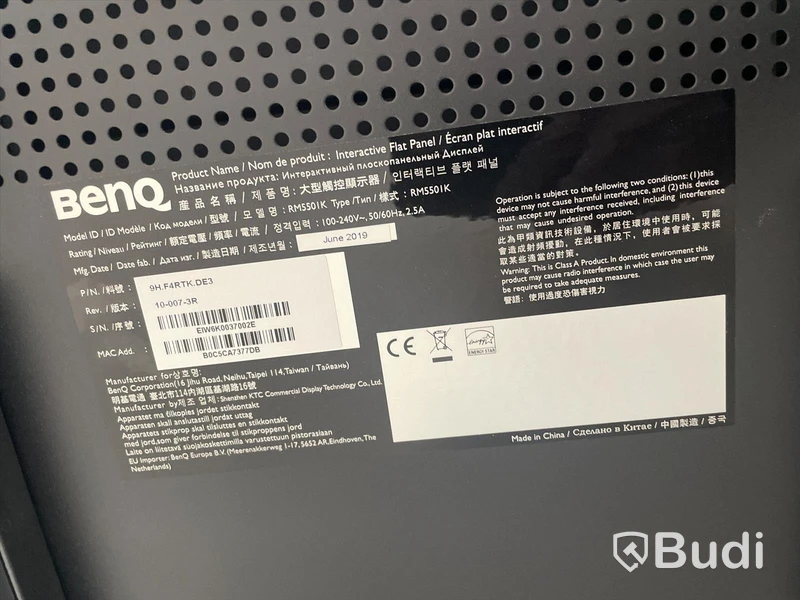 Interaktiv Skärm - BenQ RM5501K 55tum