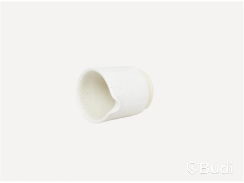 2 st. Kannor, ej otto stoneware, vit, small