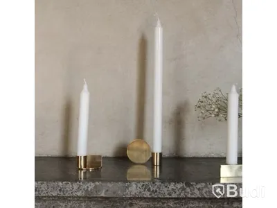 Fundament Ljusstake Frama, Untreated Brass