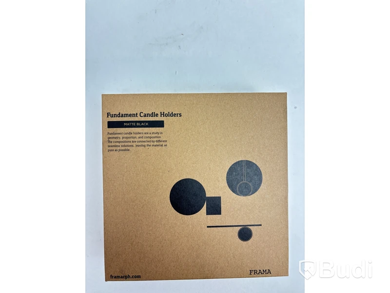 Fundament Ljusstake Frama, Matte Black