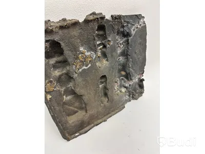 Skulptur, stenreliefplatta med figurer