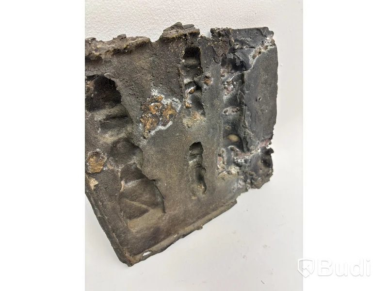 Skulptur, stenreliefplatta med figurer