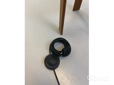 Golvlampa Xandl.nl, tyg och ek