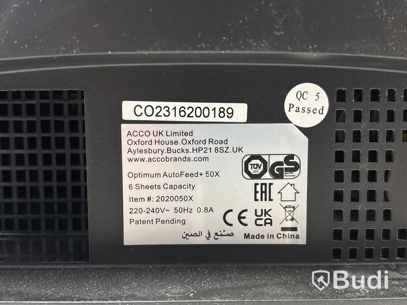 Dokumentförstörare Rexel, Optimum autofeed + 50x