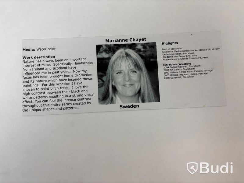 2 st. Tavlor av Marianne Choyet