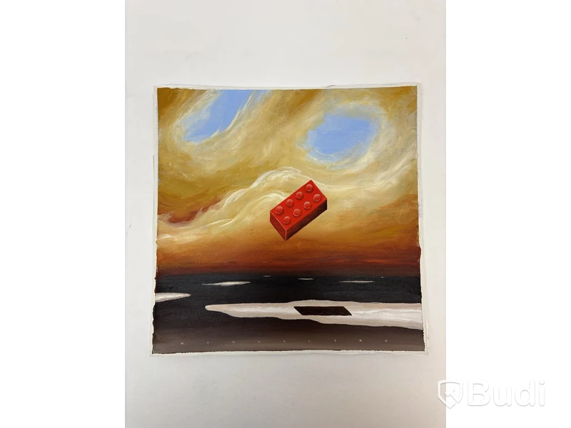 2 st. målningar på canvas signerad: "Nagualero”