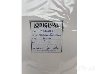 3 st. Tavlor signerade ”Jose Joaquin Ramos” (2021)