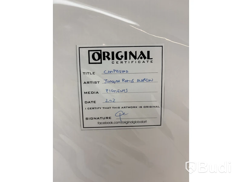 3 st. Tavlor signerade ”Jose Joaquin Ramos” (2021)
