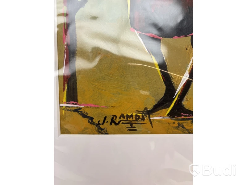 3 st. Tavlor signerade ”Jose Joaquin Ramos” (2021)