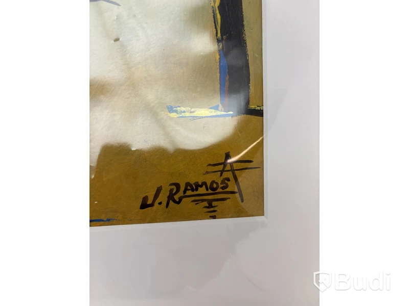 3 st. Tavlor signerade ”Jose Joaquin Ramos” (2021)