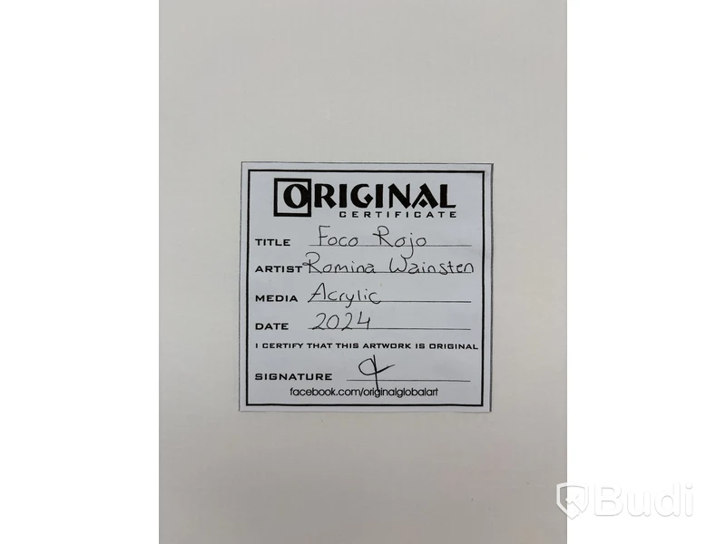 2 st. Tavlor signerade ”Romina Wainsten”