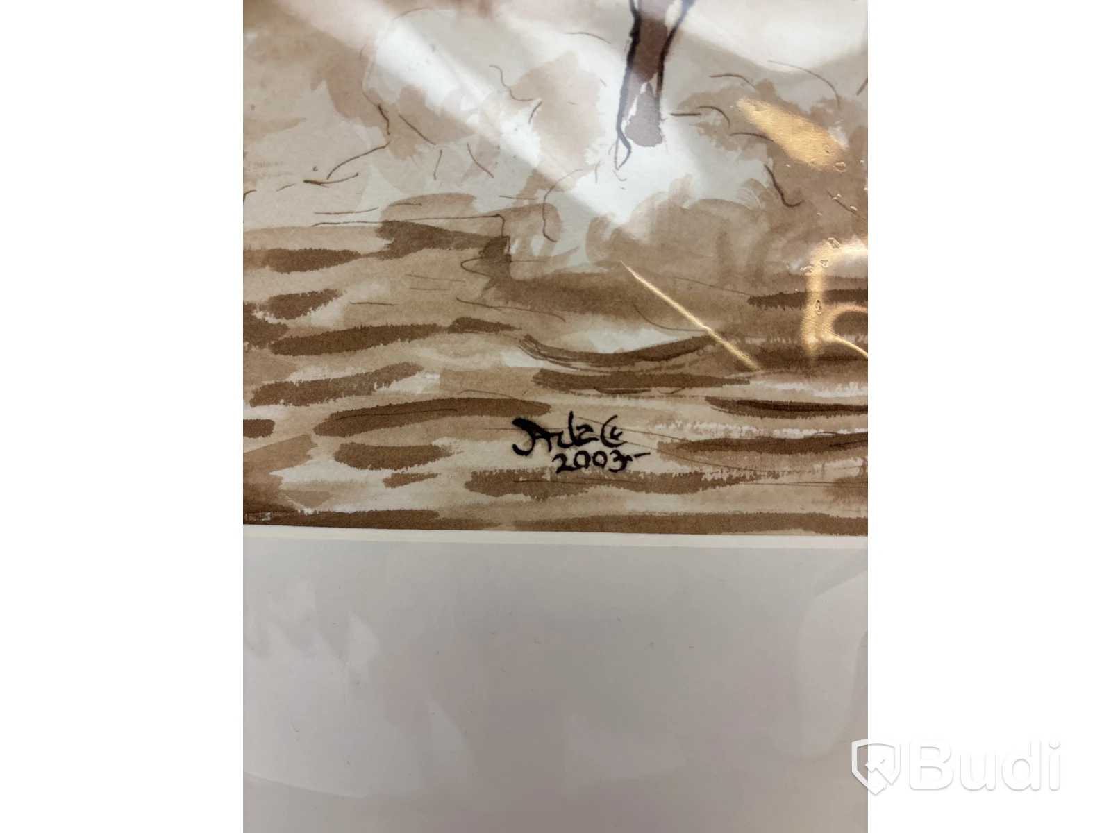 Painting signed by the artist