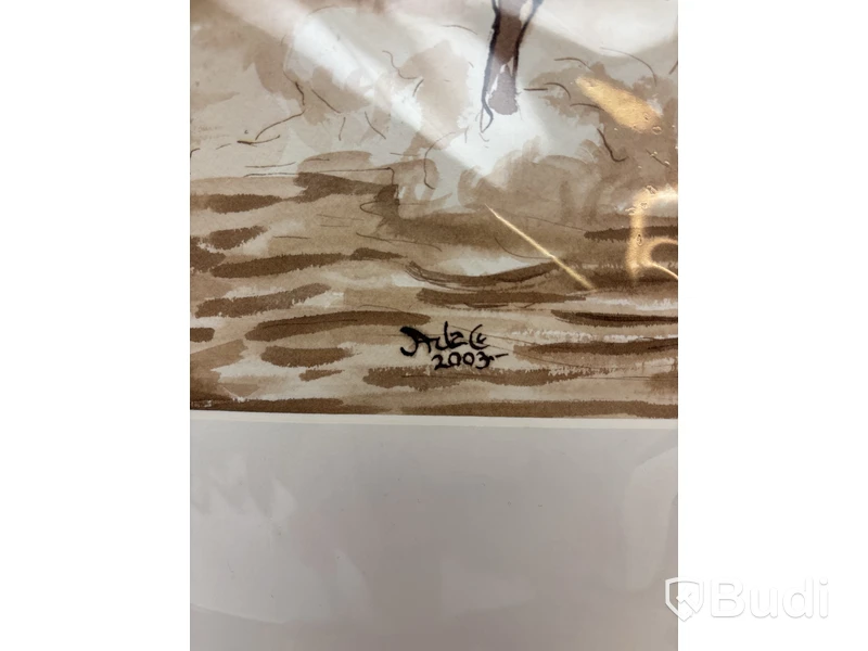 Painting signed by the artist