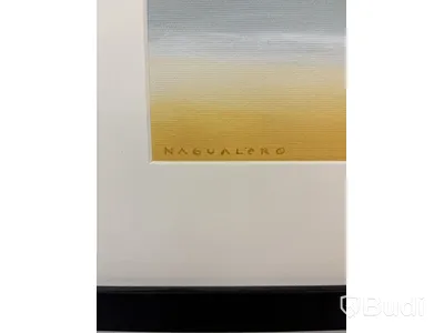 Tavla utan ram signerad: "Nagualero"