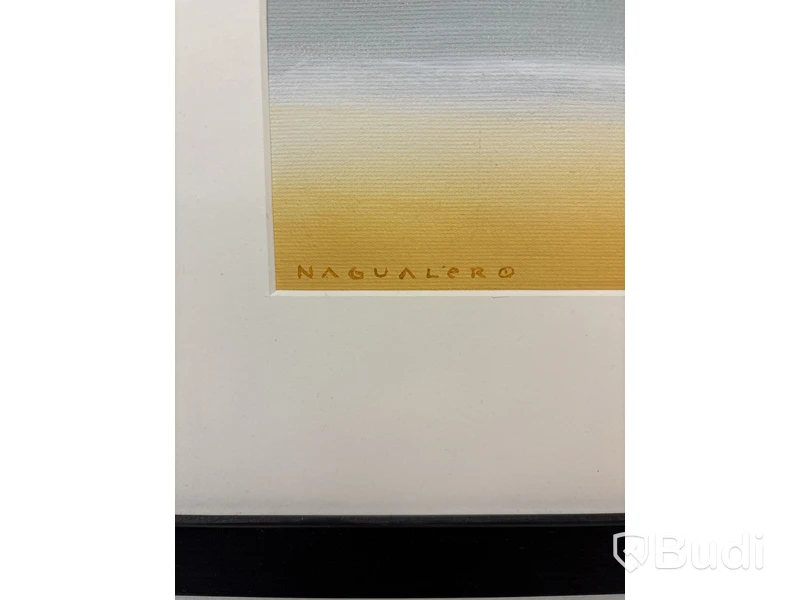 Tavla utan ram signerad: "Nagualero"