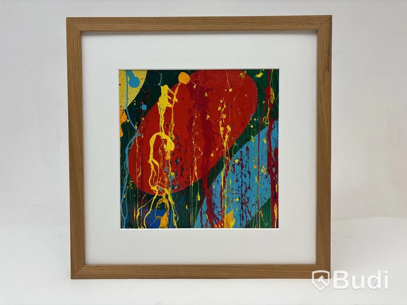 Unsigned framed painting