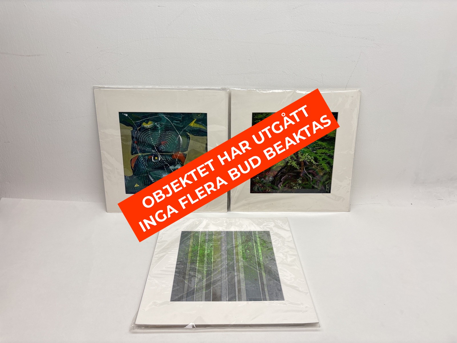 3 st. Tavlor av Vaclav Kriz, Jose ignacio garcia och Atsu Harada