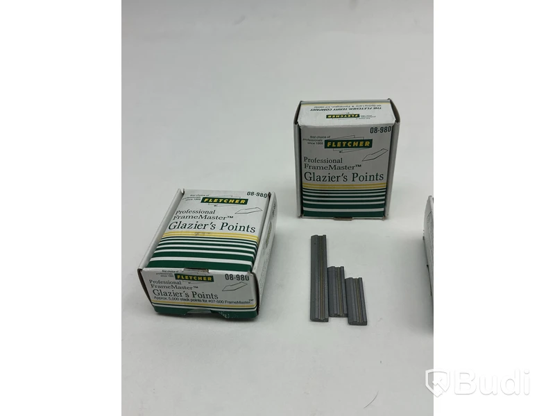 3 st. Paket stift för inramning och glasning Glazier’s Points, FrameMaster