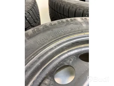 Set of 4 wheels, Goodyear Ultra Grip Ice 2, 205/60R16 96T | Studless winter tires