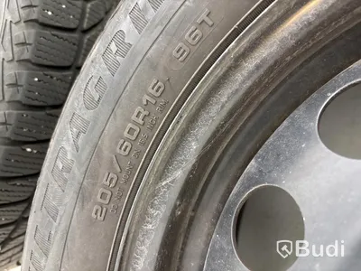Set of 4 wheels, Goodyear Ultra Grip Ice 2, 205/60R16 96T | Studless winter tires
