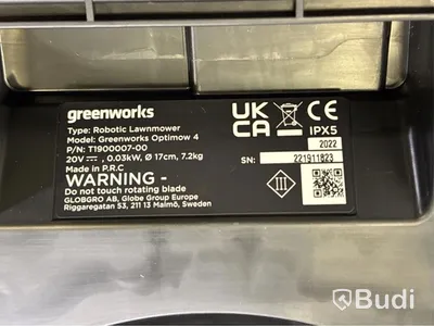 Robotgräsklippare Greenworks, Optimow 4 - Reservdelsobjekt