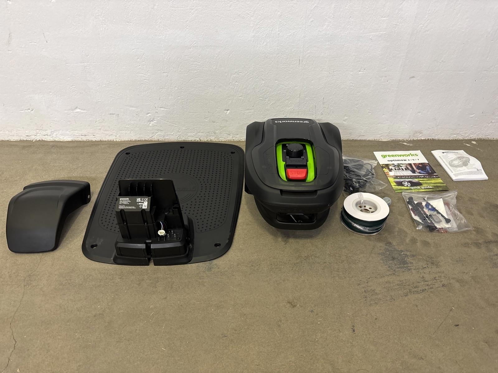 Robotgräsklippare Greenworks, Optimow 4 - Reservdelsobjekt
