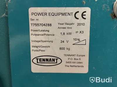 Sopskurmaskin Tennant T7, batteridriven