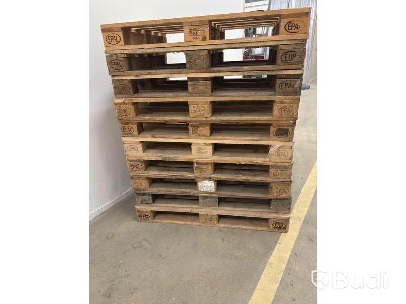 Parti med pallar för helpall, EPAL, EUR, 40 st.