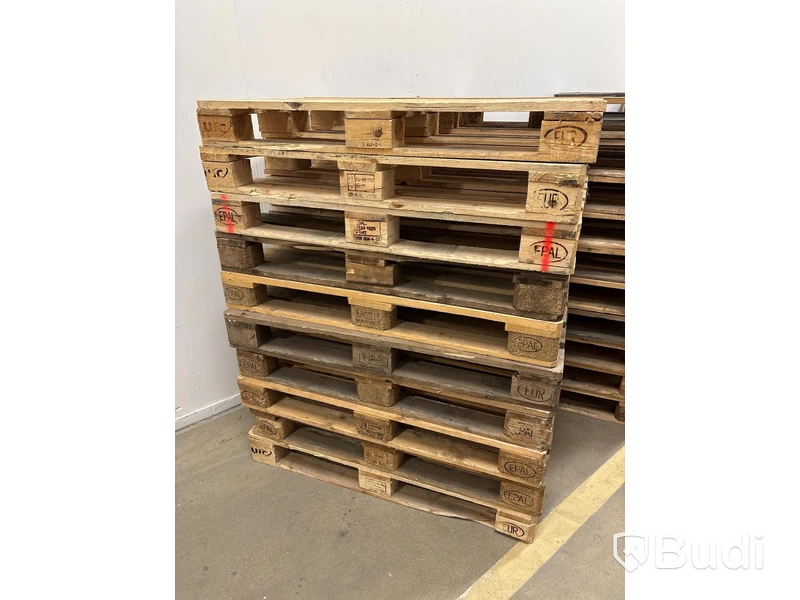 Parti med pallar för helpall, EPAL, EUR, 40 st.