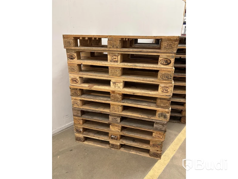 Parti med pallar för helpall, EPAL, EUR, 40 st.