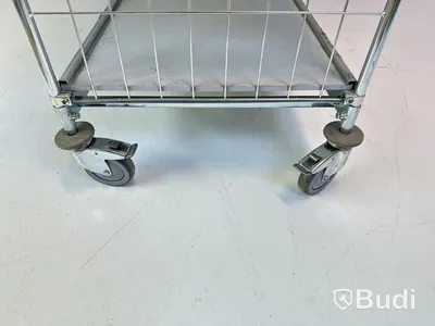 Hyllvagn med hjulbroms
