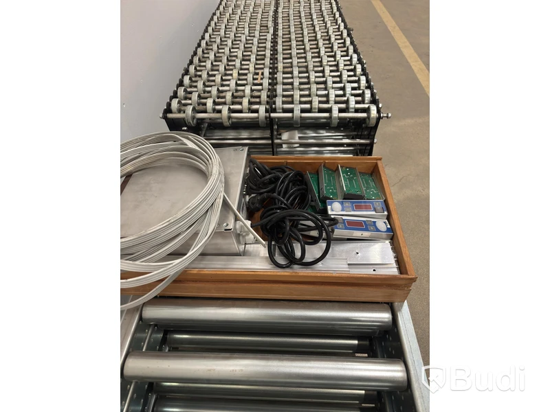 KBS roller conveyor, with rollers and control equipment