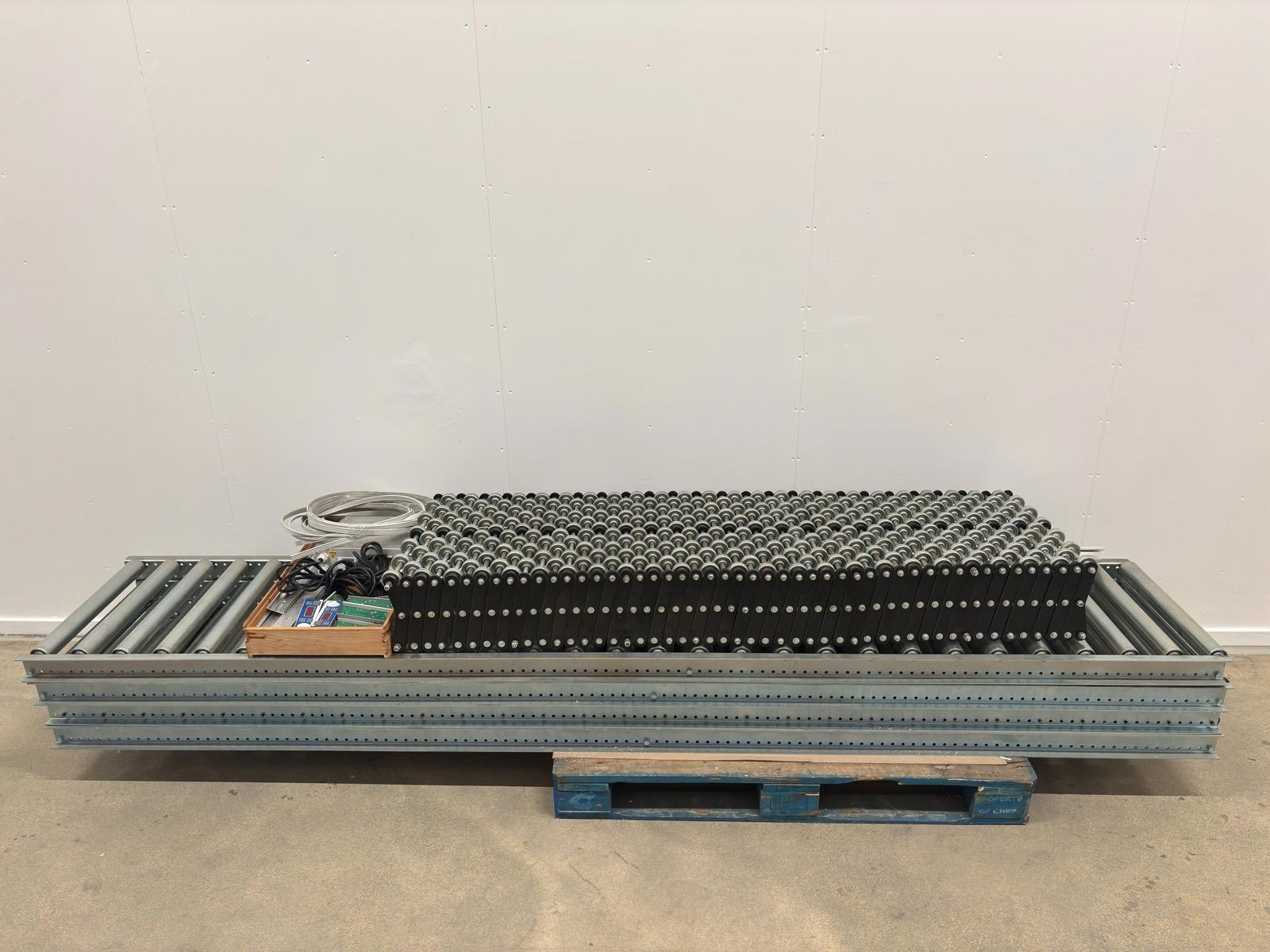 KBS roller conveyor, with rollers and control equipment