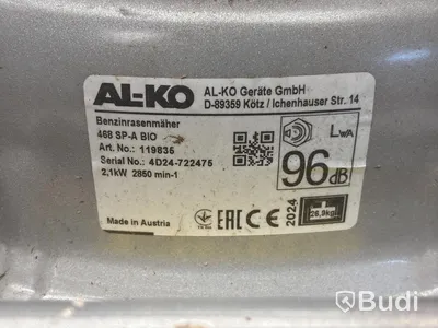 Gräsklippare Al-ko, 468 SP-a BIO