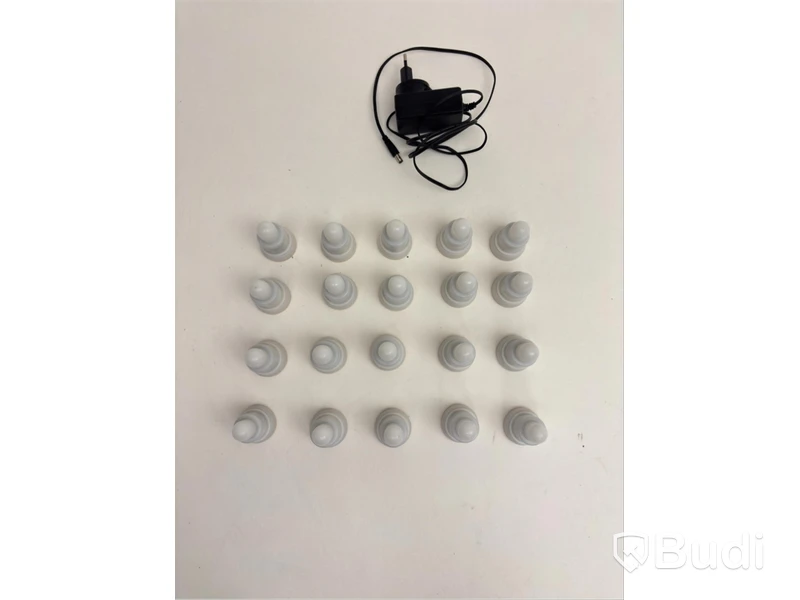 20 st. Led -ljusstakar inkl. laddningsstation, MP-12E