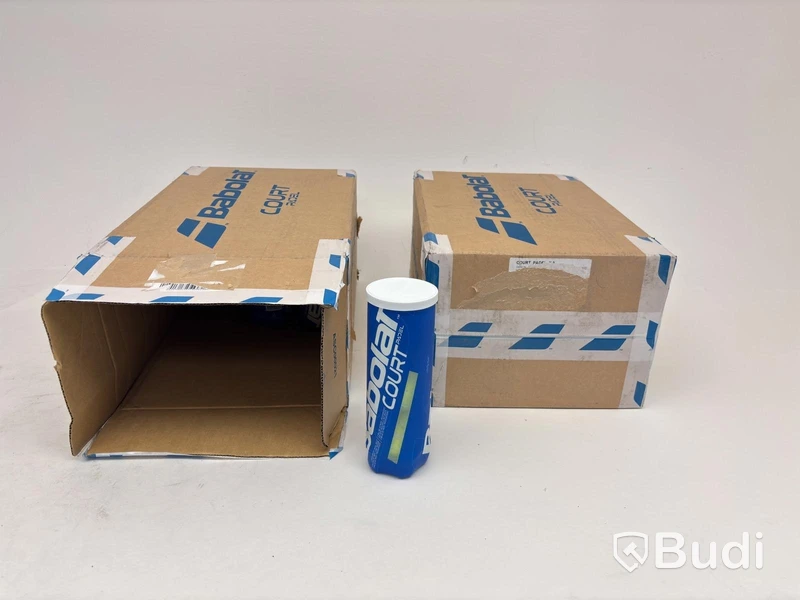 Lot of Babolat padel balls, 37 tubes