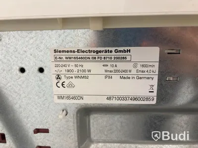 Tvättmaskin och torktumlare Siemens