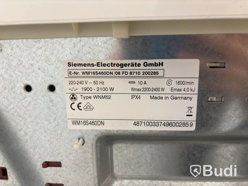 Tvättmaskin och torktumlare Siemens