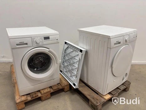 Tvättmaskin och torktumlare Siemens